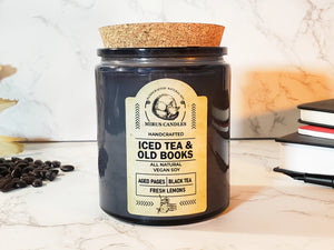 Iced Tea & Old Books | All Natural Vegan Soy Candle